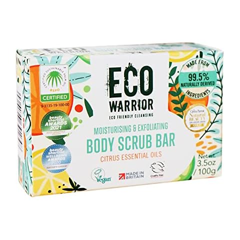 Eco Warrior Moisturising Body Scrub Soap Bar Cover