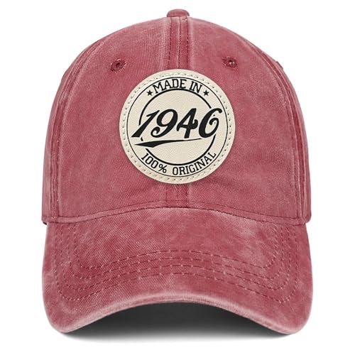 Image of 80th Birthday Gifts 80 Year Old Gifts Ideas for Men Women It Took Me 80 Years to Look This Good Hat Washed Cotton Hat