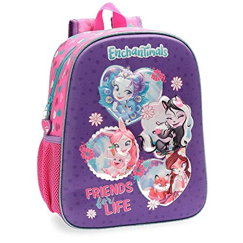 Enchantimals 23122B1 In The Woods Mochila Infantil 33 cm  9.8 litros  Morado