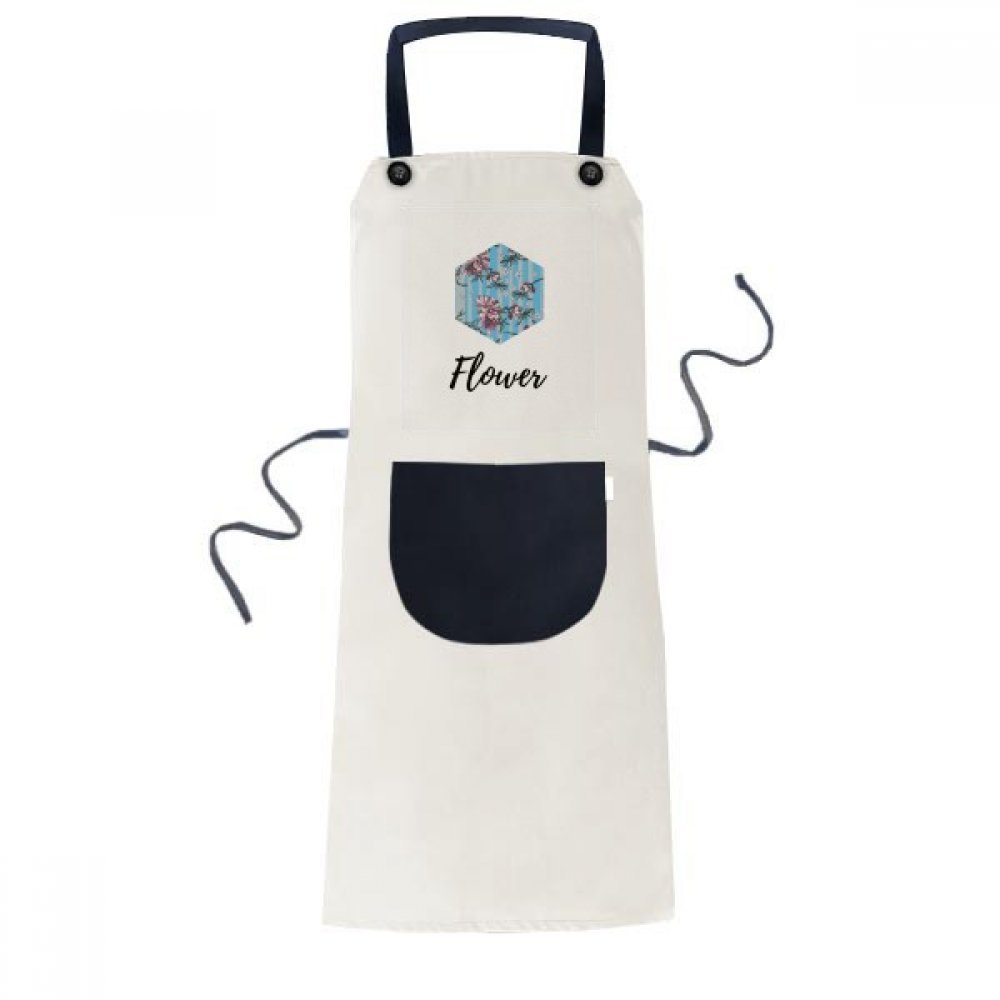 Tablier de cuisine rhododendron dessin art pour passionnés de gastronomie