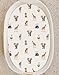 Bassinet Sheets for Baby Girls Boys 2 Pack, Fitted Baby Mattress Sheet for Rectangle, Oval, Hourglass Bassinet Mattress, Breathable Cozy & Universal Fit (Safari Dreams, Bassinet Sheet)