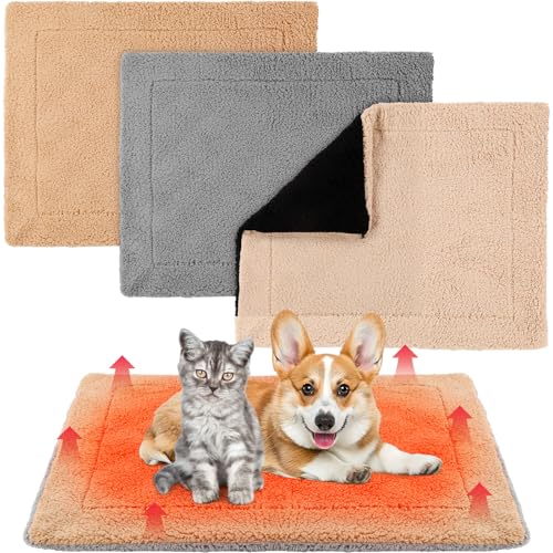 Novabright 3 Pack Self Warming Cat Bed