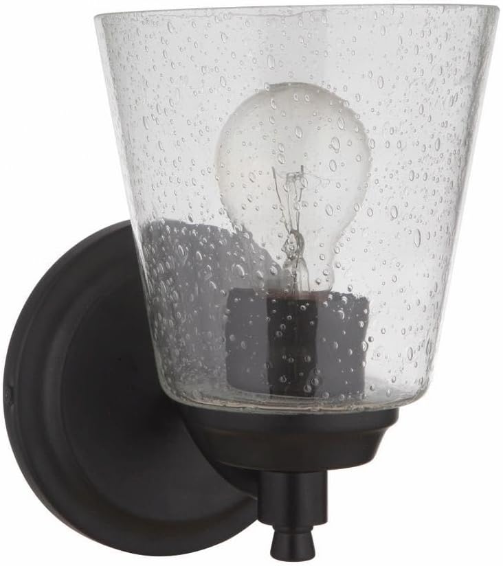 Craftmade Tyler 1 Light Wall Sconce Flat Black