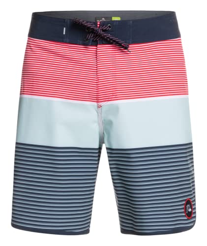 Bañador surfero Quiksilver Surfsilk elástico de secado rápido rojo