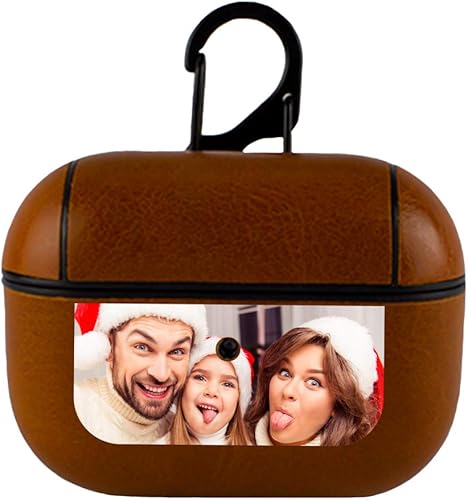 Miniatura 4 de Funda personalizada para AirPods Pro (1 generación) Personalizada Haz tu propia funda de cuero sintético para AirPods Pro Foto