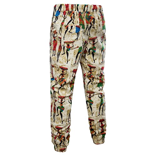 Dexinx Uomini Vivace Stile Etnico Pantaloni di