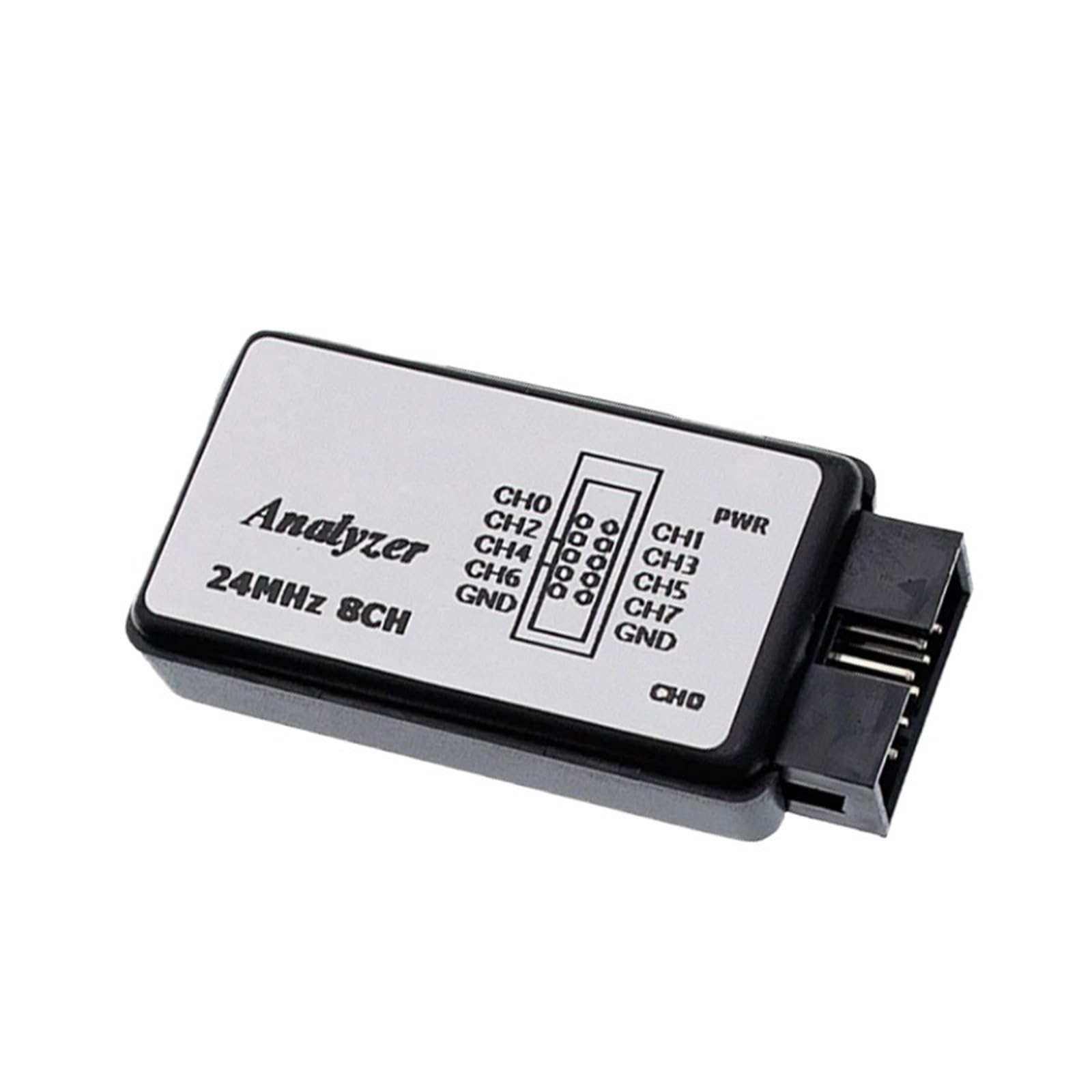 Analizador lógico USB de 24 MHz, 8 canales, 24 M/s, depurador for analizador lógico de 24 M y 8 canales.