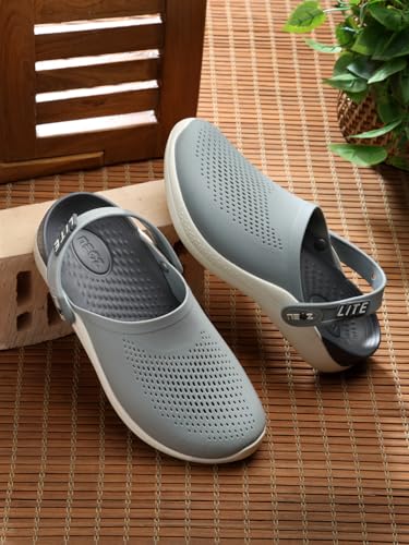 Image of URJO Italia Meta Men's & Boys' Casual Clogs /Sandals | Soft Sole, Waterproof & Lightweight | Comfortable, Extra Soft & Stylish with Adjustable Back Strap | Indoor & Outdoor Everyday Wear (URJO by Neoz)