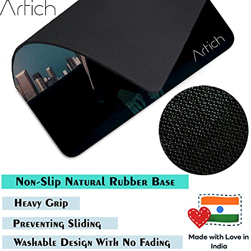 Image of Artich Designer Gaming Mouse Pad for Office Laptop /Computer with Super Soft Non-Slip Rubber Base and Lycra Cloth Surface for Silky Touch (JJK Yuji x Sukana)