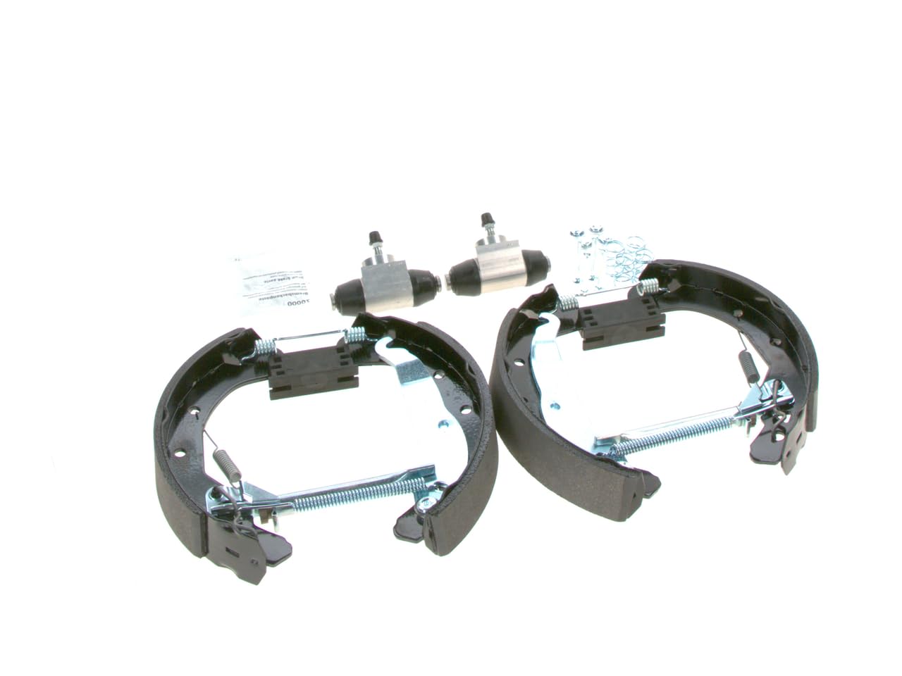 Bosch KS633 Kit Super Pro - Kit de freno trasero de tambor - 1 juego completo premontado, 2 cilindros de rueda, 4 zapatas de freno
