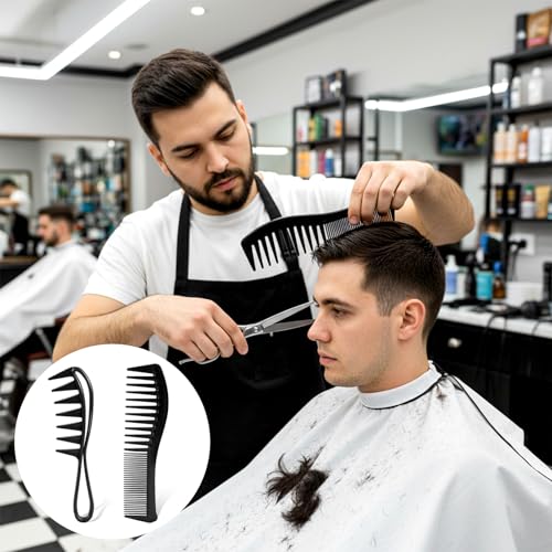 Set de 4 Peines Anchos para Cabello Rizado Antiestático miniatura 7