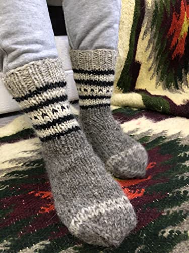 Wool socks for women, Hand Knitted Woolen Socks of natural wool, Wool socks for men, Large Sizes, Extra Thick, Bed wool socks, Winter socks, Warm socks, Cozy socks, Made In Ukraine3