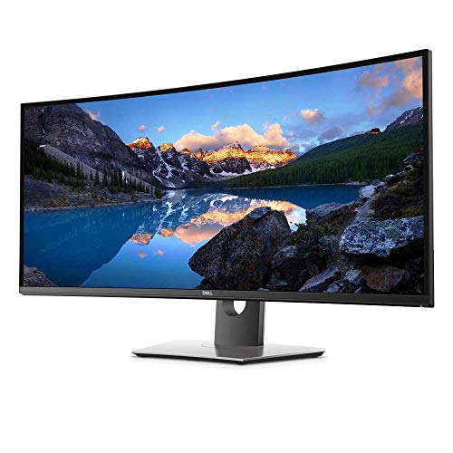 DELL UltraSharp U3818DW LED display 95.2 cm (37.5") Ultra-Wide Quad HD+ Curved Matt Black