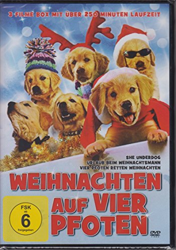Preisvergleich Produktbild Weihnachten auf vier Pfoten - 3-Filme Box