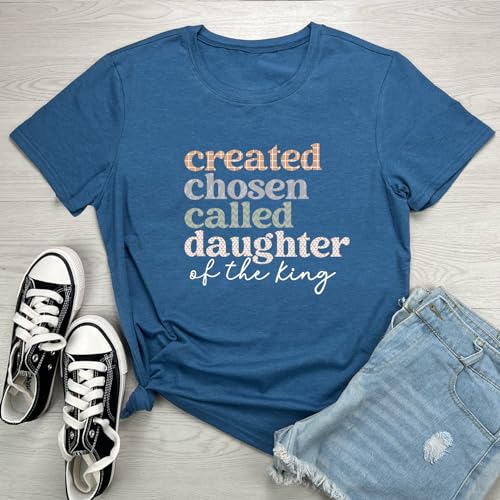 LOOKFACE Women Crewneck Casual Soft Tees Cute Graphic T Shirts2