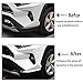 ANUNFRRE Car Accessories Fit for Toyota RAV4 2019-2025 Exterior Front+Rear Bumper Corner Protection Cover Trims 4PCS Set