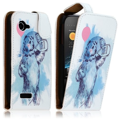 Seluxion - Housse Coque Etui pour Wiko Cink Slim 2 Motif KJ08