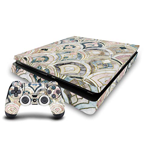 Autocollant de Jeu Peau PS4 Slim Vinyle Anti-Rayures Protection Manette Pastels