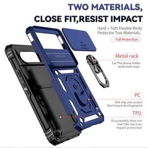 Coque Pixel 8 avec porte-carte résolvant le problème des chutes et rayures - 5