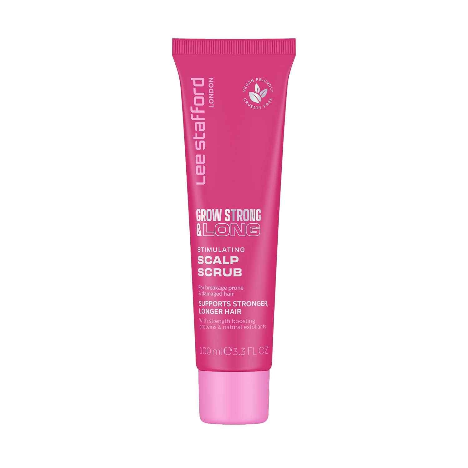 Lee Stafford Vegan Friendly Hair Growth Scalp Scrub - 100ml | Hair Growth Scalp Treatment with PRO-GROWTH Complex to Help Stimulate the Scalp | Lee Stafford Hair Growth