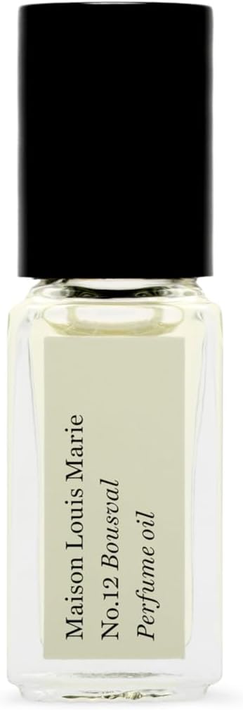No.12 Bousval Natural Roll-On Perfume Oil Sample | Luxury Clean Beauty + Non-Toxic Fragrance (0.1 fl oz | 3 ml)