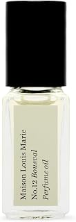 Maison Louis Marie - No.12 Bousval Natural Roll-On Perfume Oil Sample | Luxury Clean Beauty + Non-Toxic Fragrance (0.1 fl oz | 3 ml)