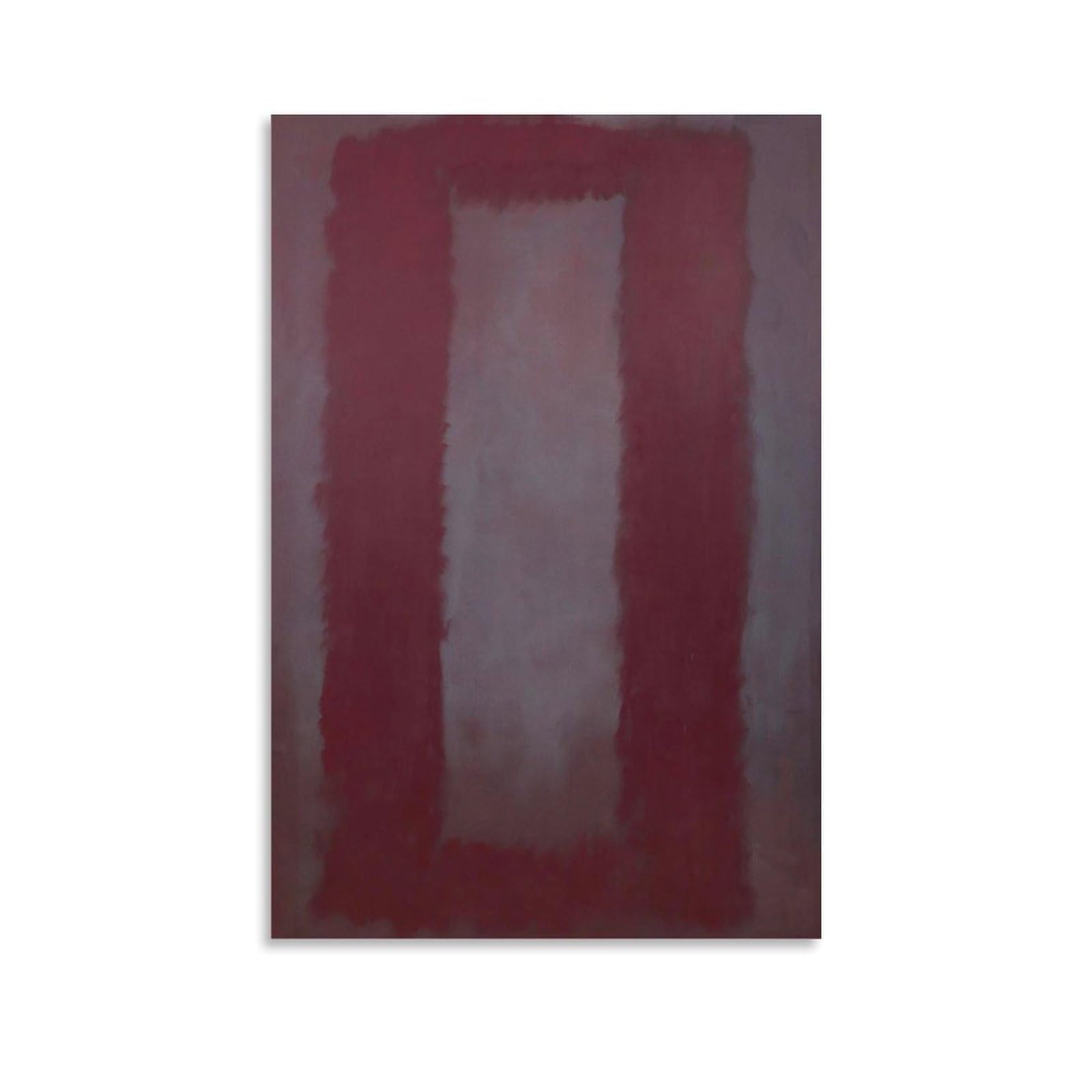 Xuxuecc Unframe Mark Rothko Wall Art Prints Paintings Poster Red On Maroon Abstract Wall Art Wall Art Aesthetic Canvas Painting Picture Living Room Decor Home 24X36inch(60X90cm)