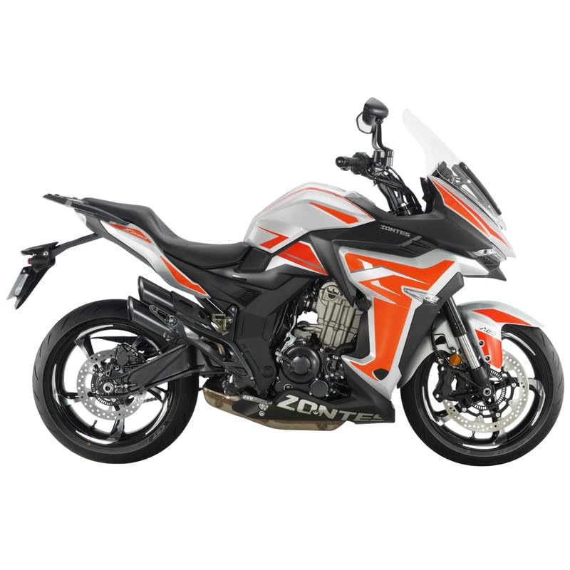 Image of Zontes 350XAlloy Wheel Orange Motorcycles /Bike Booking for Ex-Showroom Price