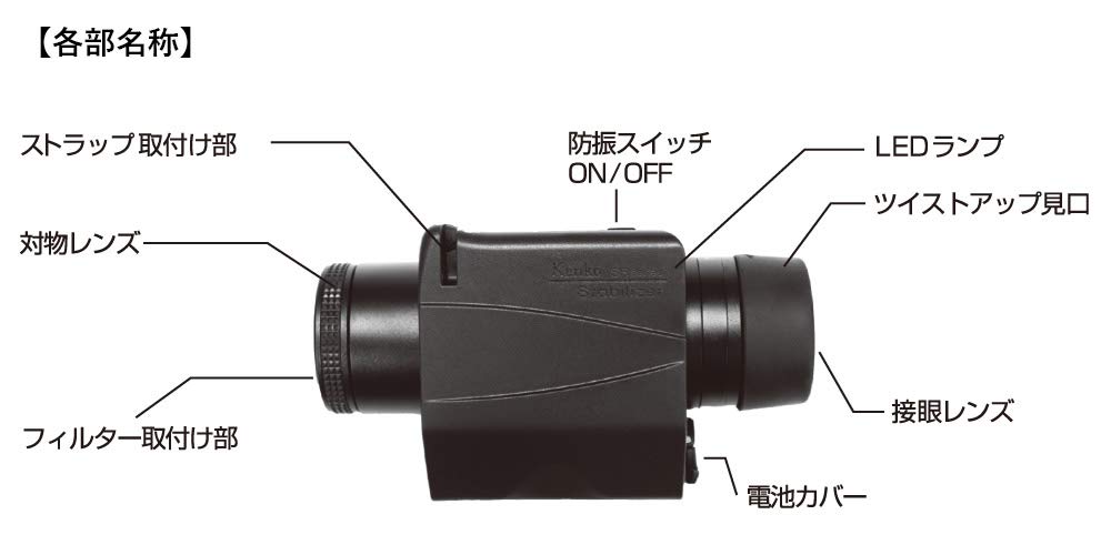 【中古】「非常に良い」Kenko 単眼鏡 825SR 8X25FMC スタビライザー 8倍 手ブレ補正機能内蔵 IPX4相当 825SR Amazon | Kenko 単眼鏡 825SR 8X25FMC スタビライザー 8倍 手ブレ補正