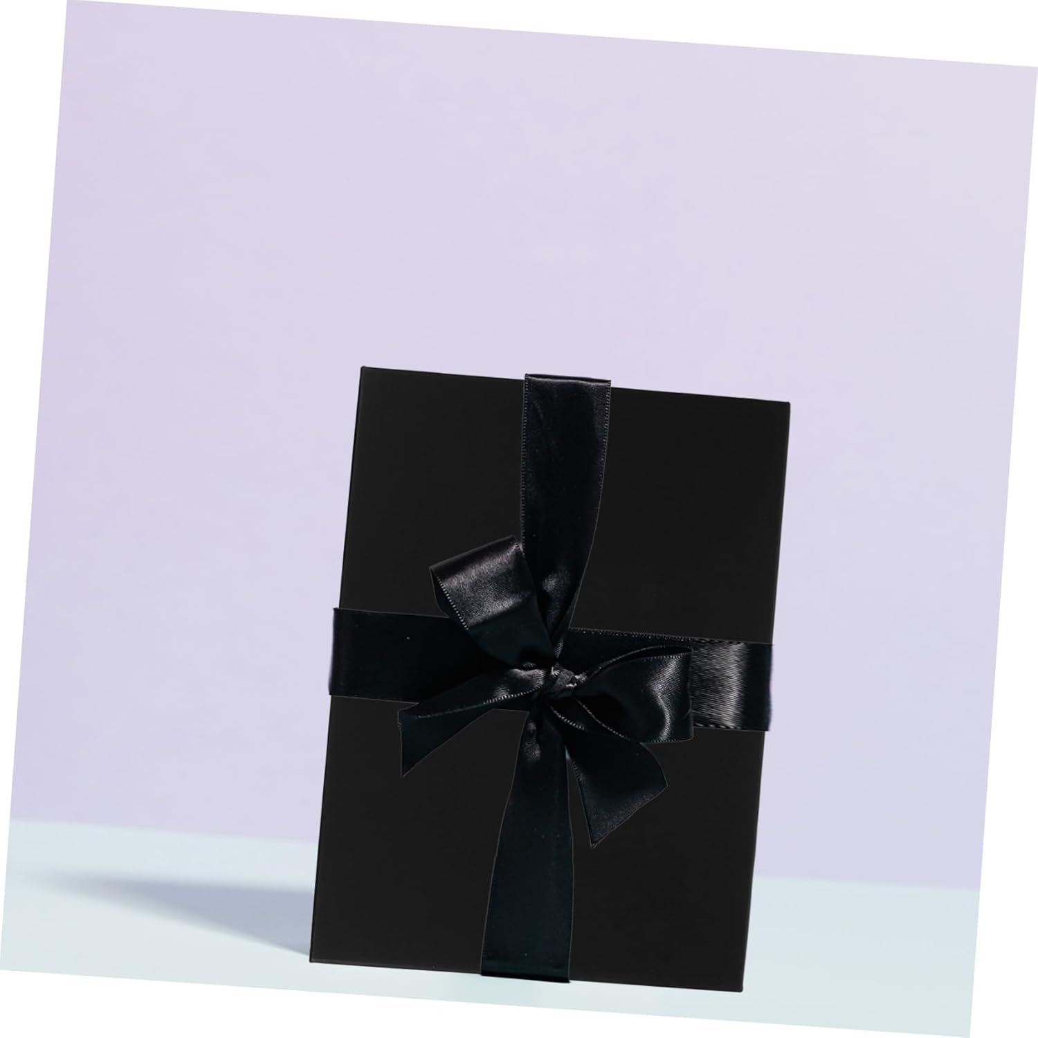 COOLHIYA 1pcs Black Rectangular Box Lid Elegant Storage Case for Presents Christmas and Special Occasions Reusable Material
