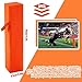 Joewuzun Football Pylons Football Field Markers End Zone Markers Sand Weighted Anchorless Football Endzone Pylons Football Accessories- Orange (Orange-2PCS)