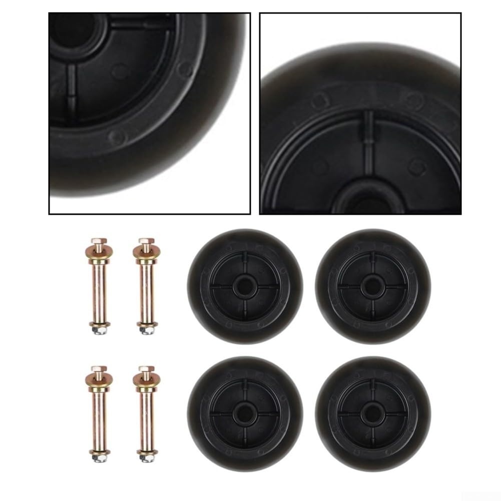 Kit 4 para ruedas Metal Negro para Cortacésped para exmark Kit(2pcs)