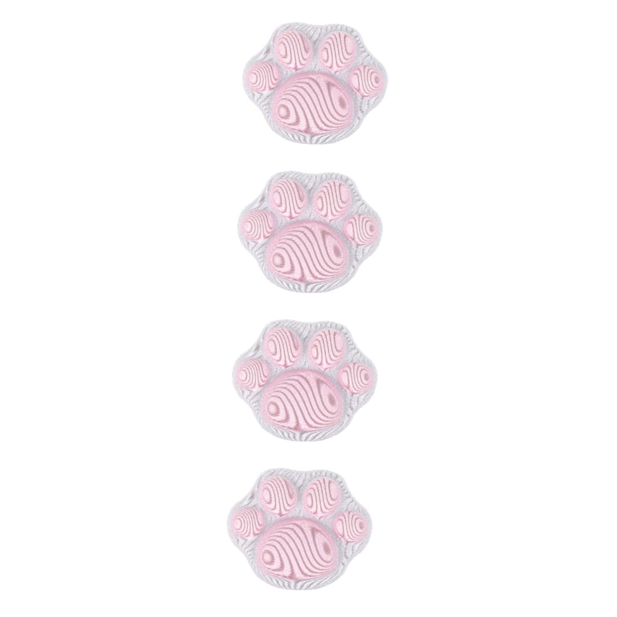 SHINEOFI 4stücke Adorable Handgelenkstütze Mit Katzenpfoten-muster Ergonomisches Mauspad Für Büro Und Rutschfest Und Langlebig Für Pc Und Laptop