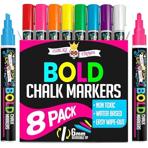 Chalky Crown Bold Chalk Markers Cover