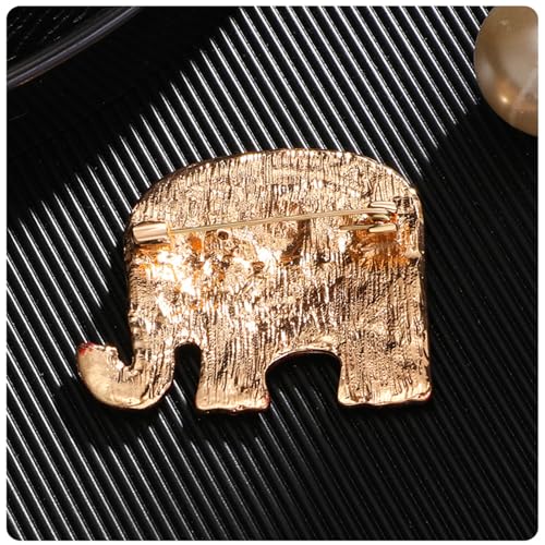 Image of Rhinestone USA Flag Brooch Pin for Women Men Shiny Crystal 4th of July American Patriotic Medal Brooches Dress Accessories Independence Presidential Election Day