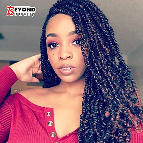 1 piece Spring Twist Crochet Braids Bomb Twist Crochet Hair Ombre Colors Synthetic Fluffy Hair Extension 8inch 110g(T1B 350)