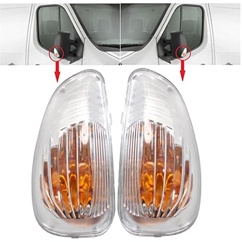 BIAREN Wing Mirror Indicator Lamp Set for Renault Master Cover