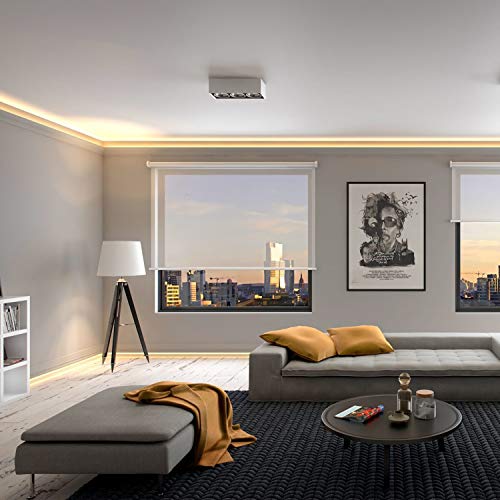 Veil Frames for LED Ceiling and Wall (4 or 10 Linear Metres - KH906), for Indirect Lighting with LED Strips - Image 3