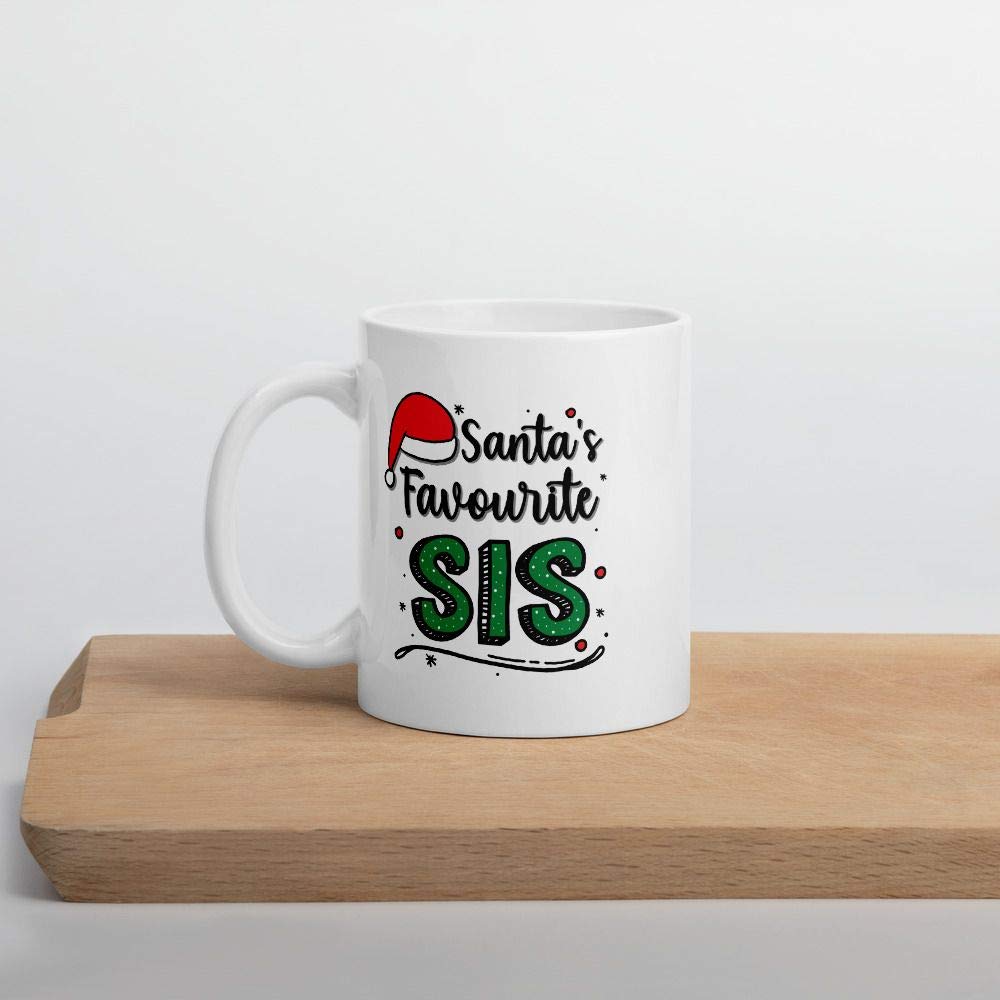 Oye Happy - Secret Santa Mugs - Secret Santa Gift for Colleagues/Coworkers/Friends/Family on Christmas (Sis Mug) 1