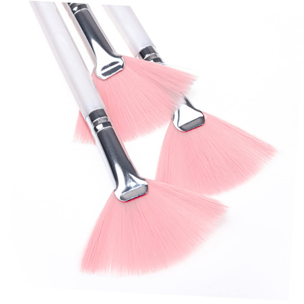 MAGICLULU 4 Set Di Pennelli Per Il Trucco Del Viso Con Manico Per Donna Set Di Pennelli Per Il Trucco Per Fondotinta E Fissante Impugnatura Comoda Per Luso 6 Pezzi*4