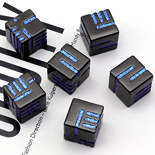 D6-Metal-Dice-Set-HNCCESG-6-Sided-Dice-6-Pieces-Solid-Metal-Game-Dice-for-DND-Dungeons-and-Dragons-Role-Playing-Game-RPG-Pathfinder-Shadowrun-Warhammer-DD-Accessories-Gift-Glitter-Blue