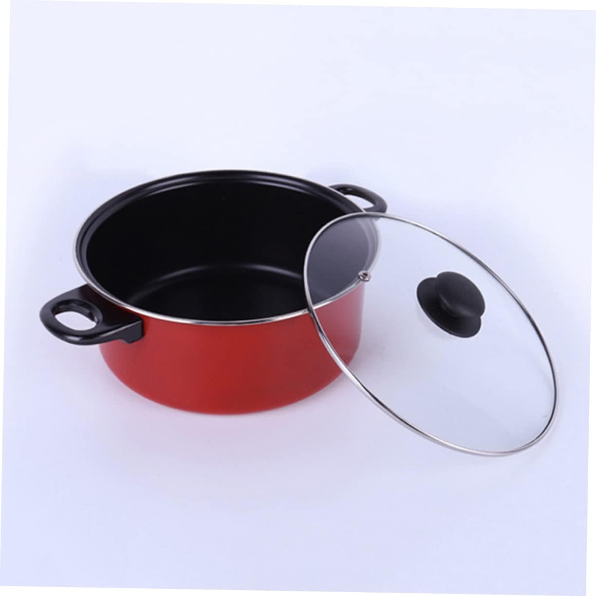 VOSAREA 3Pcs Non Stick Cooking Tool Set Multifunctional Frying Pan Soup Pot and Milk Pan Essential Kitchen Utensil for Daily Use and Cookware