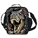 CAIWEI Borsa refrigerante per Il Pranzo isolata con Dinosauro Animale 3D (Yellow)