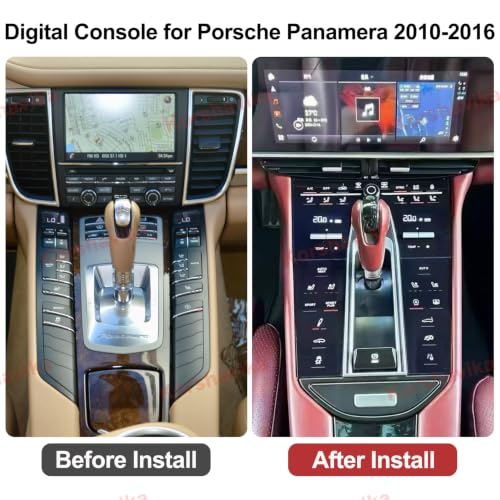 Image of LCD Digital Center Console Touch AC Control for Porsche Panamera 2010-2016
