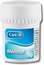 Care Menthol Crystals, Produces Powerful Menthol Vapour, Fast and Effective Relief, Unblock Nose and Relieve Congestion, Also Suitable for Aromatherapy, 5g Crystals