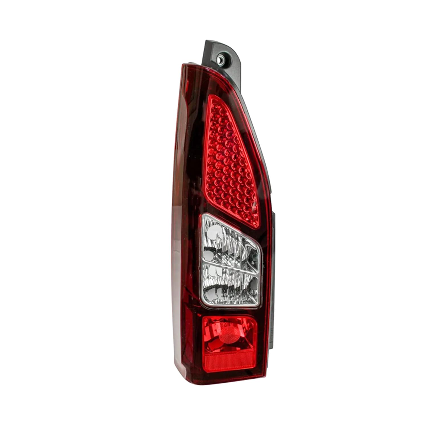 Generisch Feu arrière gauche côté conducteur feu arrière vertical arrière certifié E compatible avec Citroën Berlingo (2012-2019) Peugeot Partner Tepee (2012-2019) 9677205180