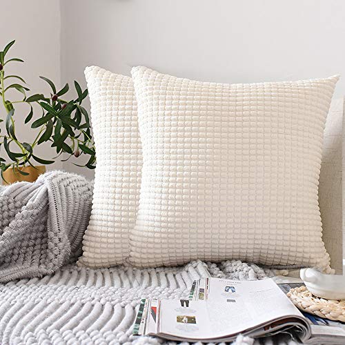 HuifengS - Juego fundas almohada cuadradas decorativas