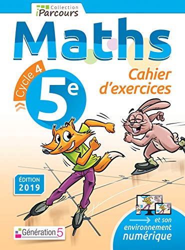 Télécharger Cahier d'Exercices iParcours Maths 5e (2019) PDF