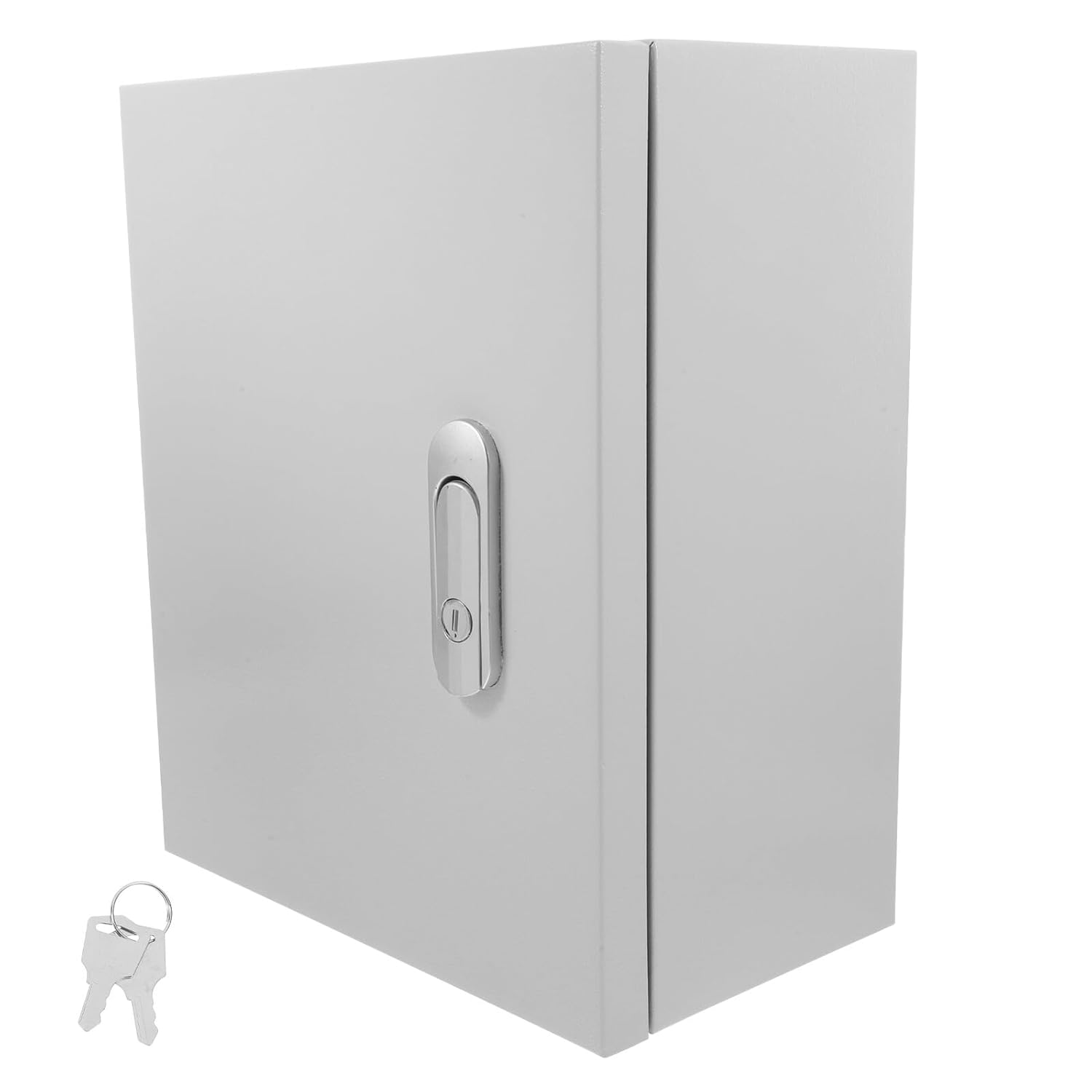 Luxshiny Electrical Junction Box Small Box Waterproof Plastic Vertical Distribution Cabinet 25x30x14cm Weatherproof Electrical Enclosure for Indoor and Outdoor Use