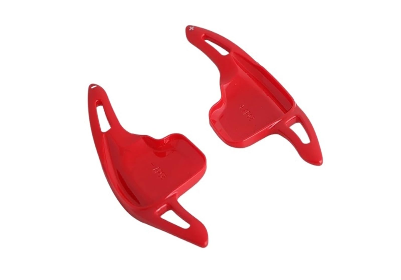 Xxiucj Car Paddle Shifter Extensions for BMW for F01 F06 F07 for F10 F15 F16 for F20 F22 for F45 for F30 F34 F36 Auto Steering Wheel Rear Shift Paddle(Red)